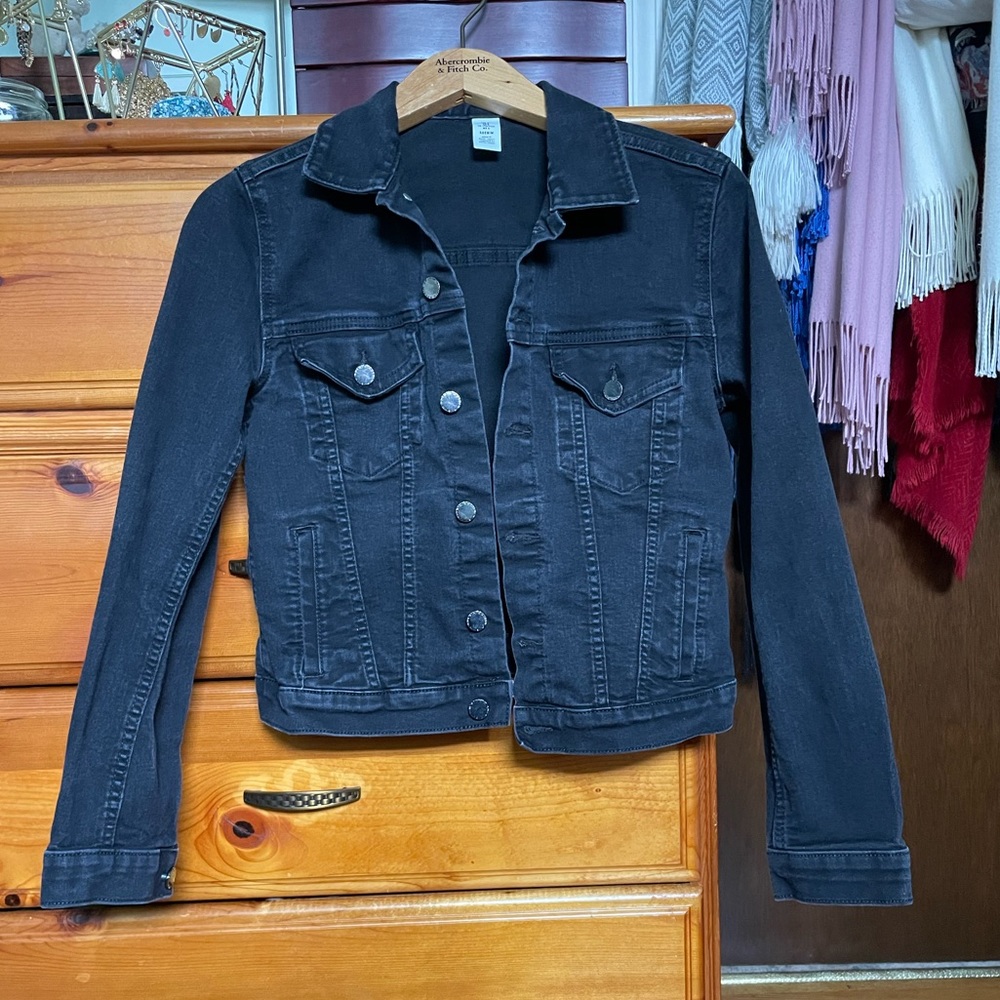 H&M Black Jean Jacket